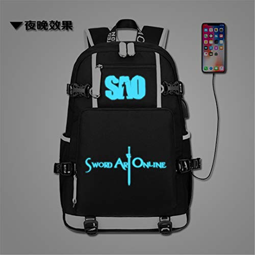 GO2COSY Anime Sword Art Online Backpack Daypack Student Bag School Bag Bookbag Shoulder Bag