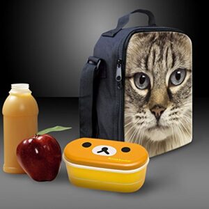 doginthehole Middle School Backpack School Bag for Kids Girls Boys, Lightweight Travel Daypack Bookbag Art Watercolor Horse Design Rucksack Lunch Box Pencil Bag, Set of 3