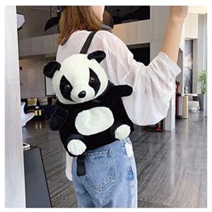 WYIKE Casual Animal Backpack Panda Backpack Cartoon Plush Small Backpack