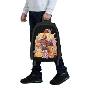 Anime Digimon Backpack Boy Girl School Bag Fashion Lightweight Daypack