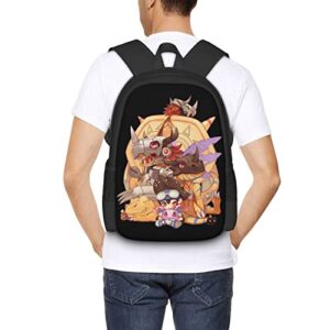 Anime Digimon Backpack Boy Girl School Bag Fashion Lightweight Daypack