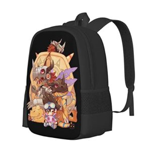 Anime Digimon Backpack Boy Girl School Bag Fashion Lightweight Daypack