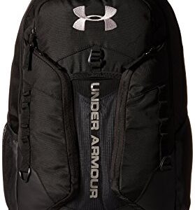 Under Armour Storm Contender Backpack, Black (001)/Steel, One Size Fits All Fits All