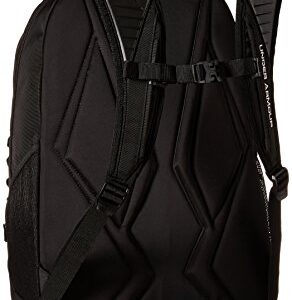 Under Armour Storm Contender Backpack, Black (001)/Steel, One Size Fits All Fits All