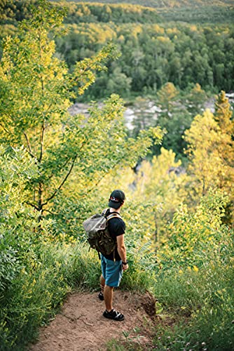 Frost River Isle Royale Bushcraft Backpack - Durable Waxed Canvas Outdoor Hiking Pack, 45 Liter, Field Tan