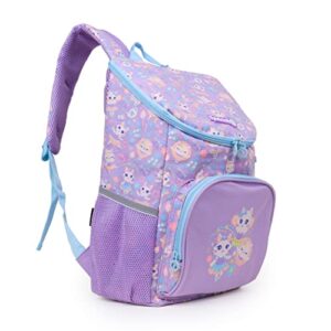 sofab kids backpack 15 inch 600-d polyester backpack, preschool backpack for girls & boys, kids travel backpack (purple)