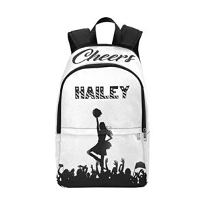 sunfancy cheer girls personalized casual backpack unisex travel daypack for teen adult boys girls