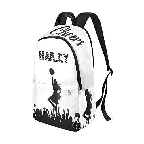 SunFancy Cheer Girls Personalized Casual Backpack Unisex Travel Daypack for Teen Adult Boys Girls