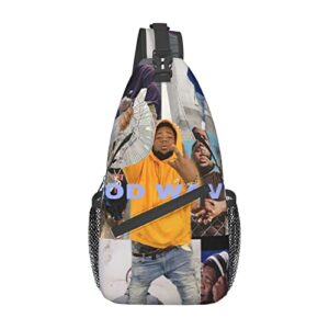 r-od w-ave crossbody bag,sling shoulder backpack, for outdoor travel,sports,camping,hiking,shoulder bags
