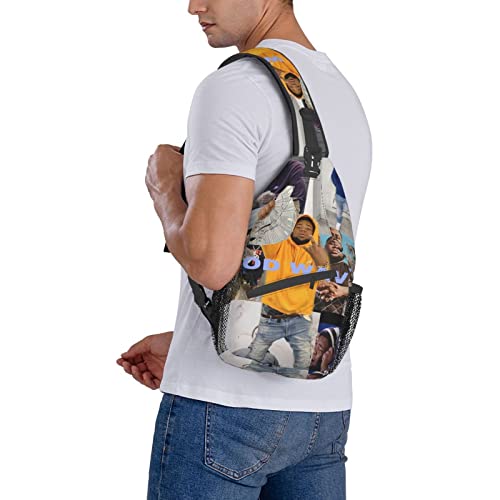 R-od W-ave Crossbody Bag,Sling Shoulder Backpack, for Outdoor Travel,Sports,Camping,Hiking,Shoulder Bags