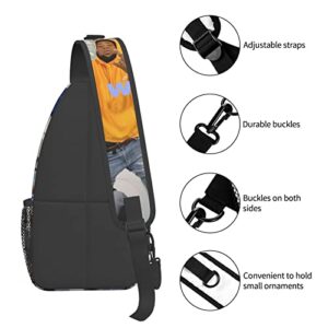 R-od W-ave Crossbody Bag,Sling Shoulder Backpack, for Outdoor Travel,Sports,Camping,Hiking,Shoulder Bags