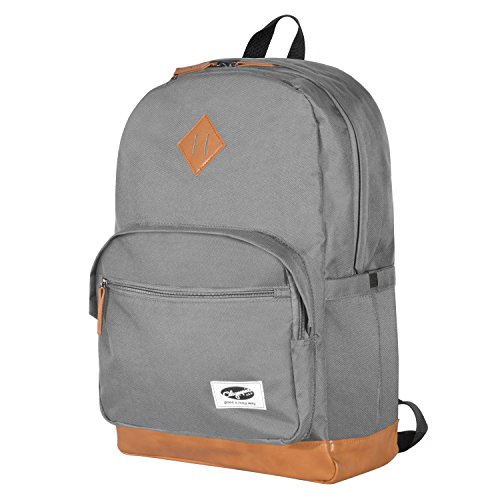 Olympia U.S.A. Element 18" Backpack Backpack, HEATHER GRAY