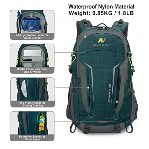 N NEVO RHINO Waterproof Hiking Backpack 40L 50L, Camping, Outdoor Sport ...