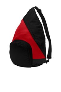 port authority active sling pack osfa true red/black