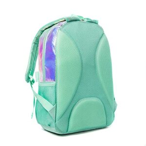 Backpack for Girls Mermaid Magic Sequin School Bag with Lunch Box Girls Backpack Set for Elementary Preschool Bookbag