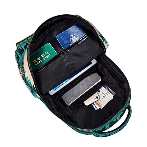 Gelxicu Native Backpack School Bags Laptop Casual Bag Native American Backpack Casual Daypack School Bag