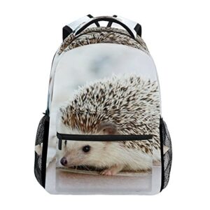 hedgehog school backpack for boys girls bookbag travel bag one size
