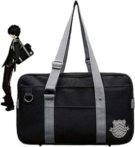 game persona 5 p5 joker high school jk bag uniform ren amamiya shoulder bags（new style add non-slip nail）