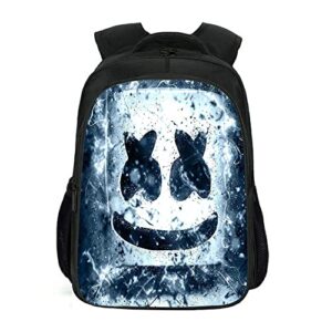 marshmallow backpack school bag student bag for kids teenagers marshmallow notebook backpack bundled backpack (e-1)