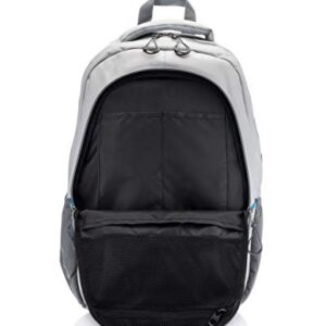 One Trail Daypack | 20L Laptop Backpack | USB Charging Port (Teal Colorblock)