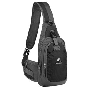sling bag, shoulder backpack chest pack causal crossbody daypack for women and men