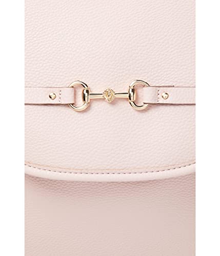 Anne Klein Flap Horsebit Backpack, Petal Pink