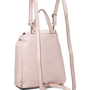 Anne Klein Flap Horsebit Backpack, Petal Pink