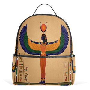 use4 ancient egyptian vintage polyester backpack school travel bag