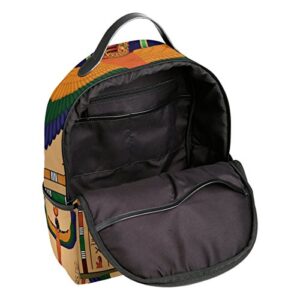 Use4 Ancient Egyptian Vintage Polyester Backpack School Travel Bag
