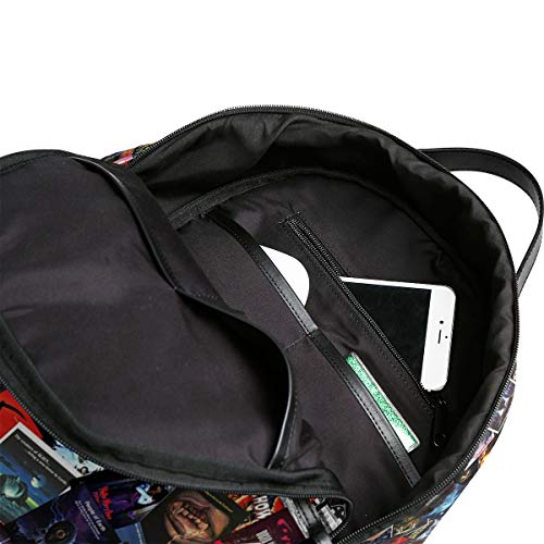 Horror Movie bags for Men,Cute Casual Backpack Travel Bags Women Daypack Travel Bag