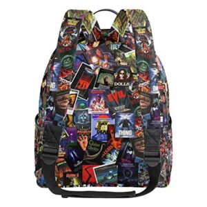 Horror Movie bags for Men,Cute Casual Backpack Travel Bags Women Daypack Travel Bag