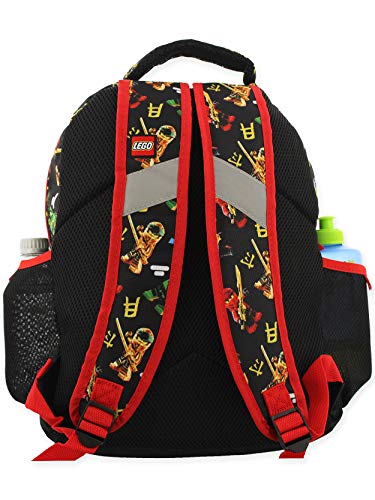 Lego Ninjago Masters of Spinjitzu Boys 16 Inch School Backpack (One Size, Lego Ninjago)