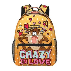 lwufnok tasmanian devil taz backpack versatile high capacity casual backpack 16″ for girls men boys