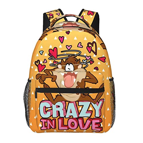 lwufnok Tasmanian Devil Taz Backpack Versatile High capacity Casual Backpack 16" for girls men boys