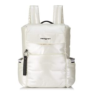 hedgren billowy backpack (pearly white)
