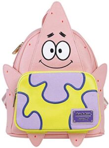 loungefly spongebob patrick faux leather mini backpack standard