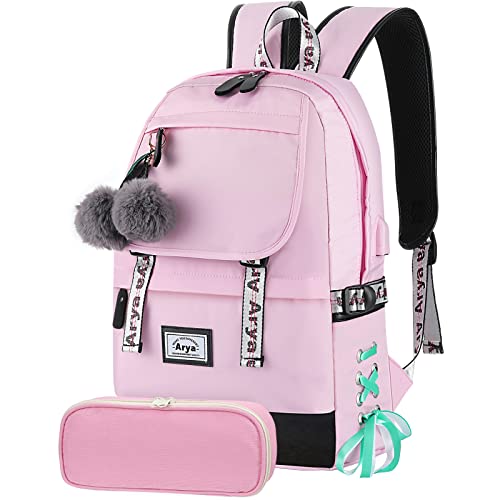 Arya Backpack for Girls Kids Bookbag Elementary Middle School Womens College