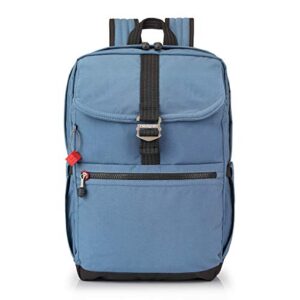 hedgren canyon rfid 15.6″ laptop backpack, denim blue