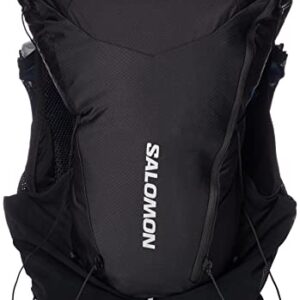 Salomon Unisex ADV Skin 12 Hydration Pack with Flask, Black/Ebony, L