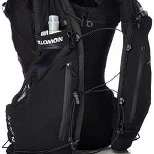 Salomon Unisex ADV Skin 12 Hydration Pack with Flask, Black/Ebony, L