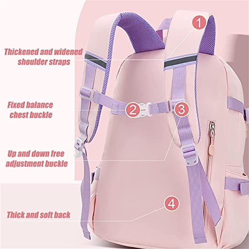 Bunny Backpack, Kawaii Bunny Backpack for Girls, Large Capacity Waterproof Bunny Backpack for School (Purple, Large)