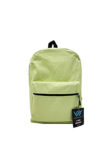 12 Pack Backpack , Bulk 17 inch Lightweight Student Outdoor Travel School Book Bag (Assorted)