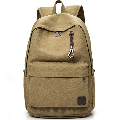 Canvas Backpack,Casual Rucksack,Computers Laptop Daypacks, College Campus Bag