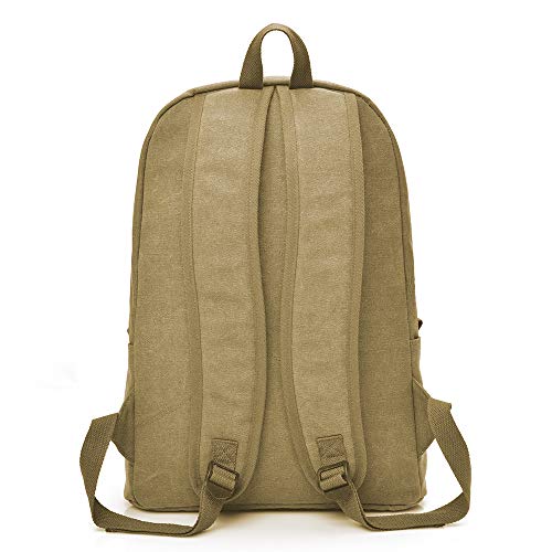 Canvas Backpack,Casual Rucksack,Computers Laptop Daypacks, College Campus Bag