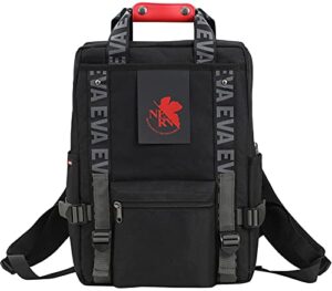 firefirst evangelion backpack for men women 15.6” laptop backpacks fashion travel leisure school bag