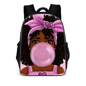 alyfyto african girls backpack cartoon is cute, lightweight, breathable, wear-resistant, s-shaped thickened shoulder