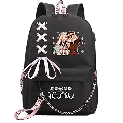 ISaikoy Anime Toilet-bound Hanako-kun Backpack Shoulder Bag Bookbag Student School Bag Daypack Satchel 10