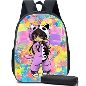 cartoon backpack bag travel laptop bookbag outdoor multi-function -1