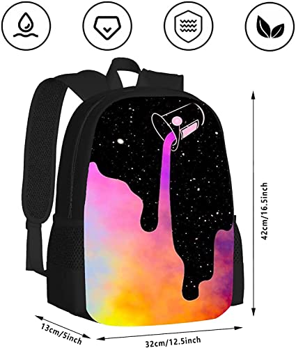 Cartoon Backpack Bag Travel Laptop Bookbag Outdoor Multi-function -1