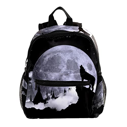 Wolf moon Cute Fashion Mini Backpack Pack Bag